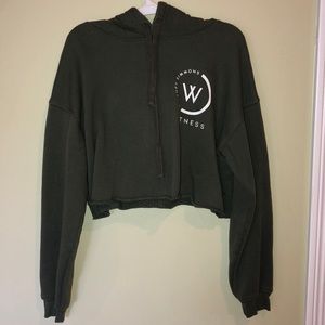 Whitney Simmons cropped hoodie